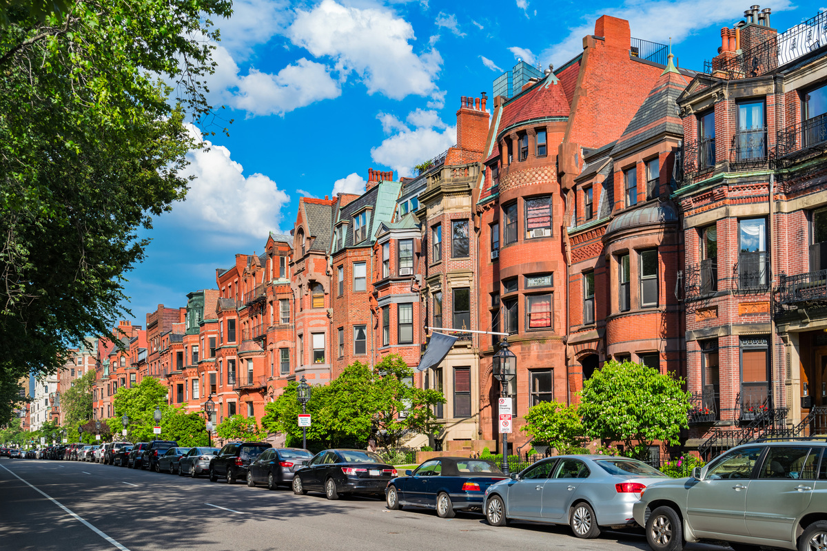 Back Bay Street Parking and Buildings