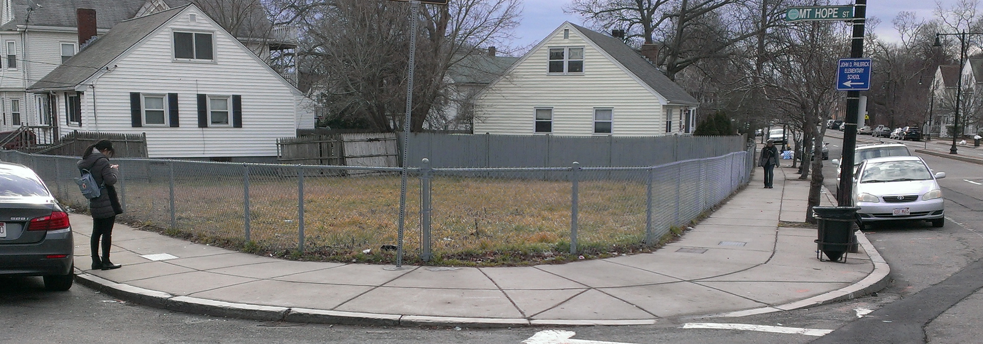 Image for a photo of the mount hope street parcel in roslindale