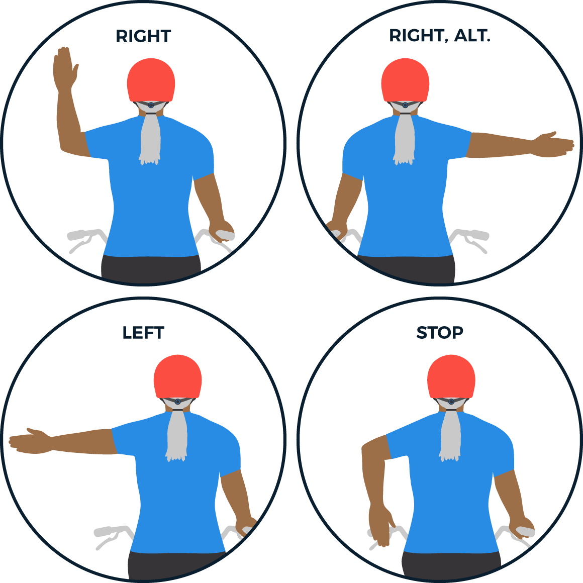 Image for boston by bike riding tips hand signals