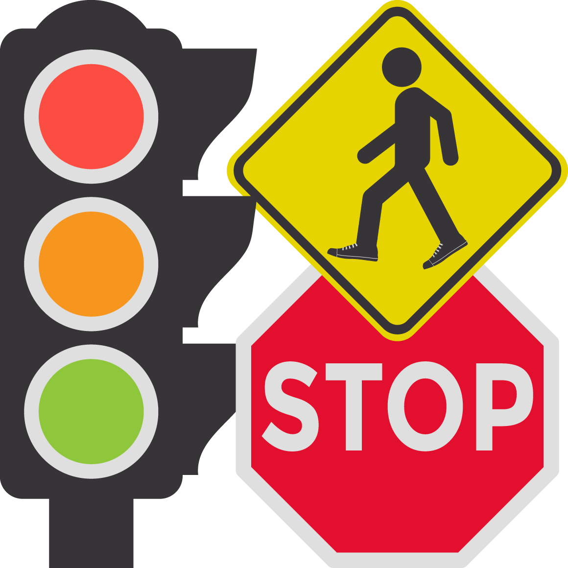 Image for boston by bike riding tips stop sign, traffic light, yield sign rules of the road