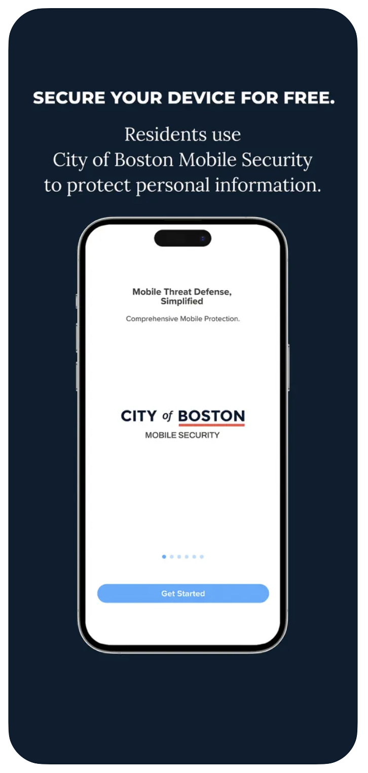 Secure Boston app screenshot
