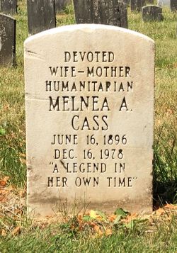 Grave of Melnea Cass in Mount Hope Cemetery