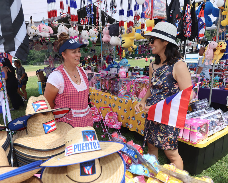 Vendor at the 2024 Puerto Rican Festival in Franklin Park