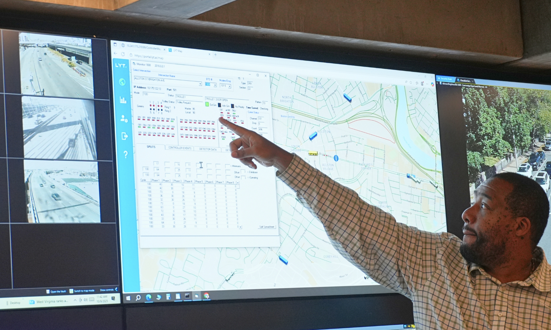 Image from Traffic Management Center