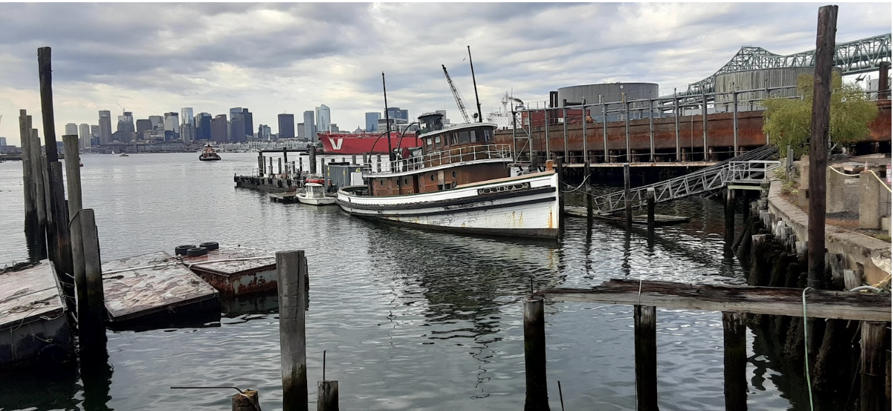 Photograph of Tugboat Luna a designated Boston Landmark!