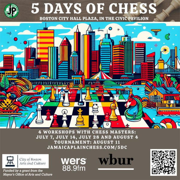 "5 Days of Chess" flier