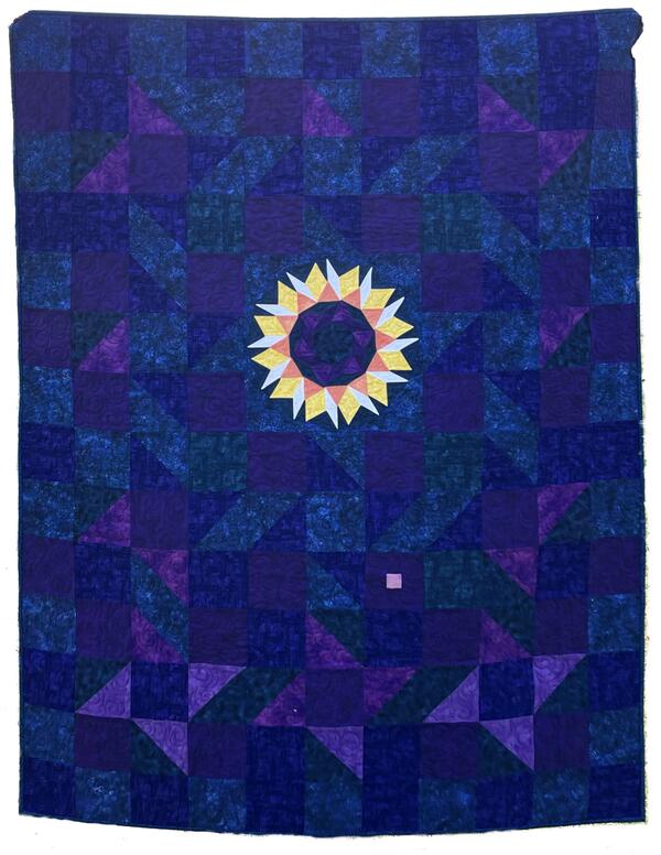 Patrice Denault, Venus on a Monday Afternoon, Quilt, 54 x 43 in.