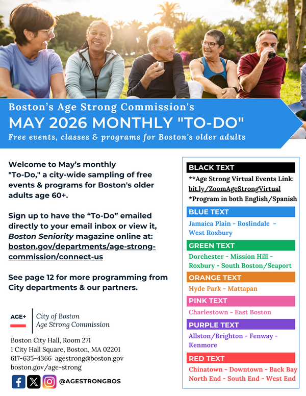 Age Strong May 2026 To-Do Cover