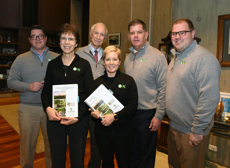 Group Photo with Signed Bound Copies of the MOA
