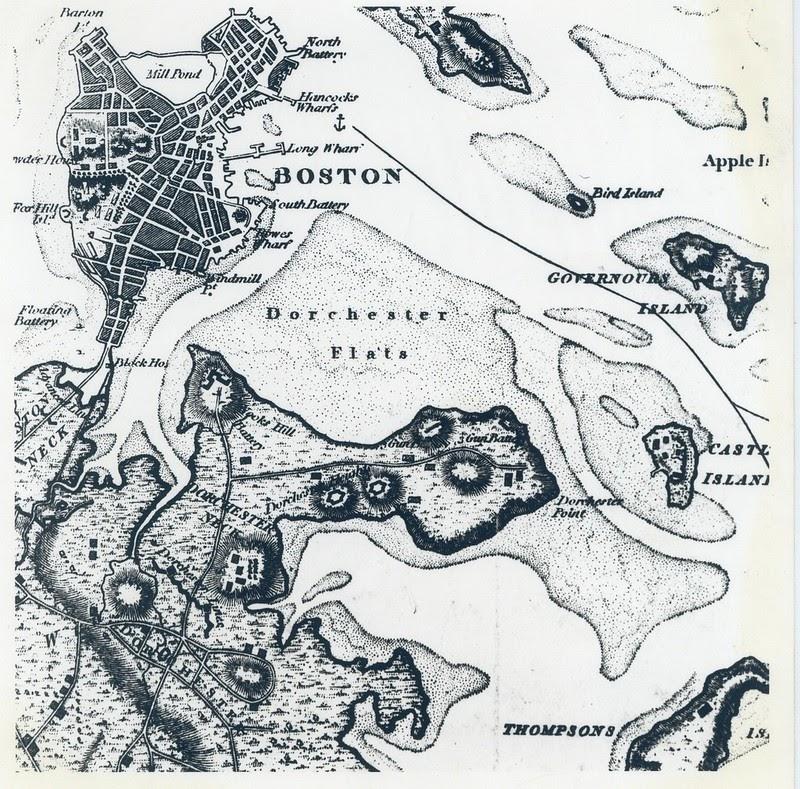 Map of Boston, 1806, Boston 200 records, Collection # 0279.001