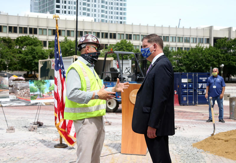 Plaza renovation start