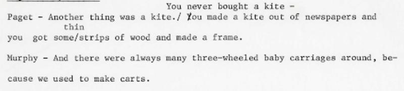 Dorchester Oral History 7