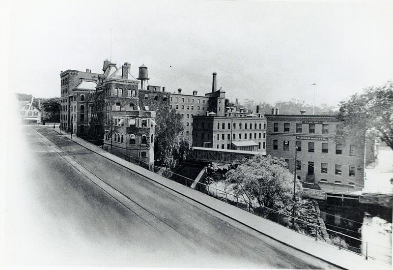 Baker Chocolate Factory, 1910, Boston Landmarks Commission image collection, Dorchester series, 5210.004