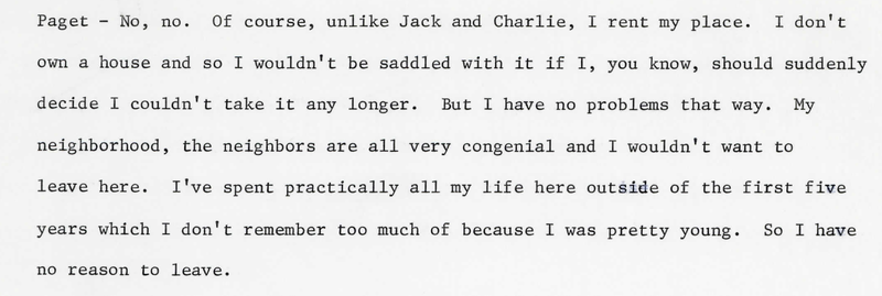 Dorchester Oral History 14