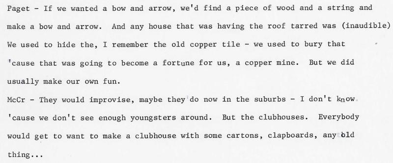 Dorchester Oral History 6