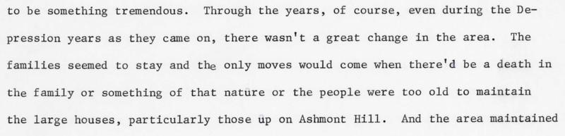 Dorchester Oral History 5