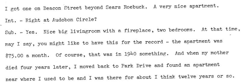 Fenway Oral History 4