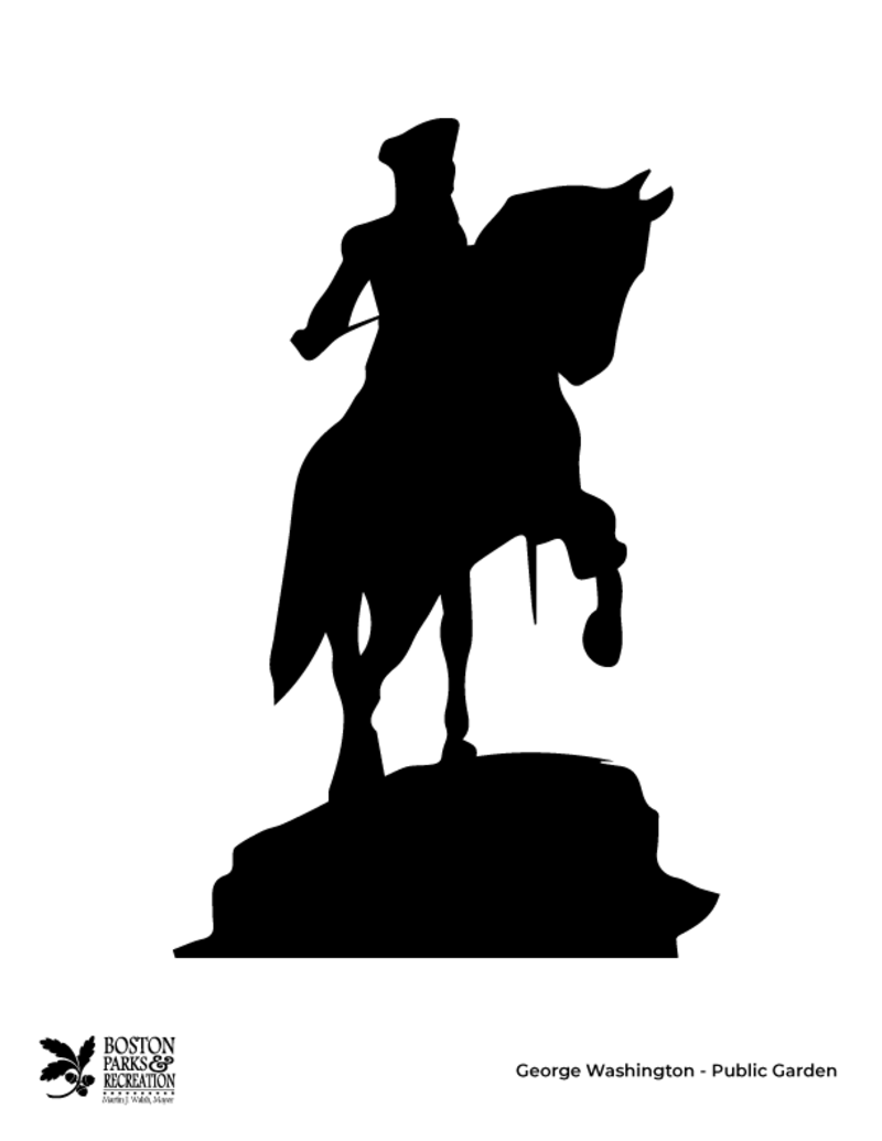 George-Washington Jack-o-lantern Template