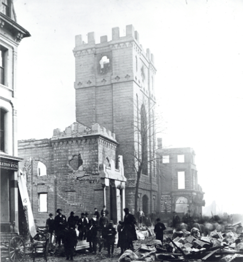 Great fire in Boston