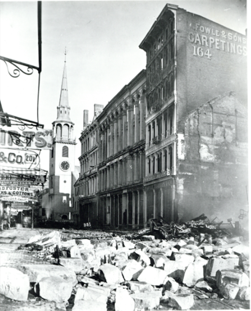 Great fire in Boston