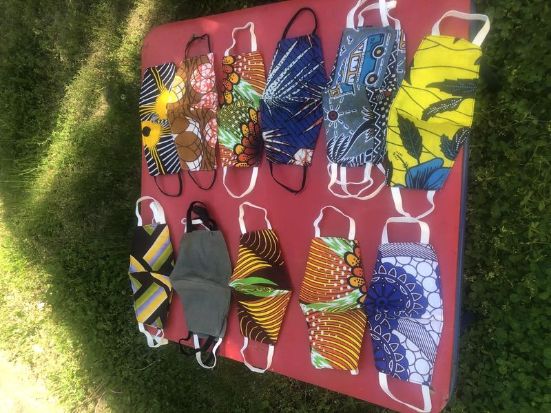 Masks made by Paula Coar