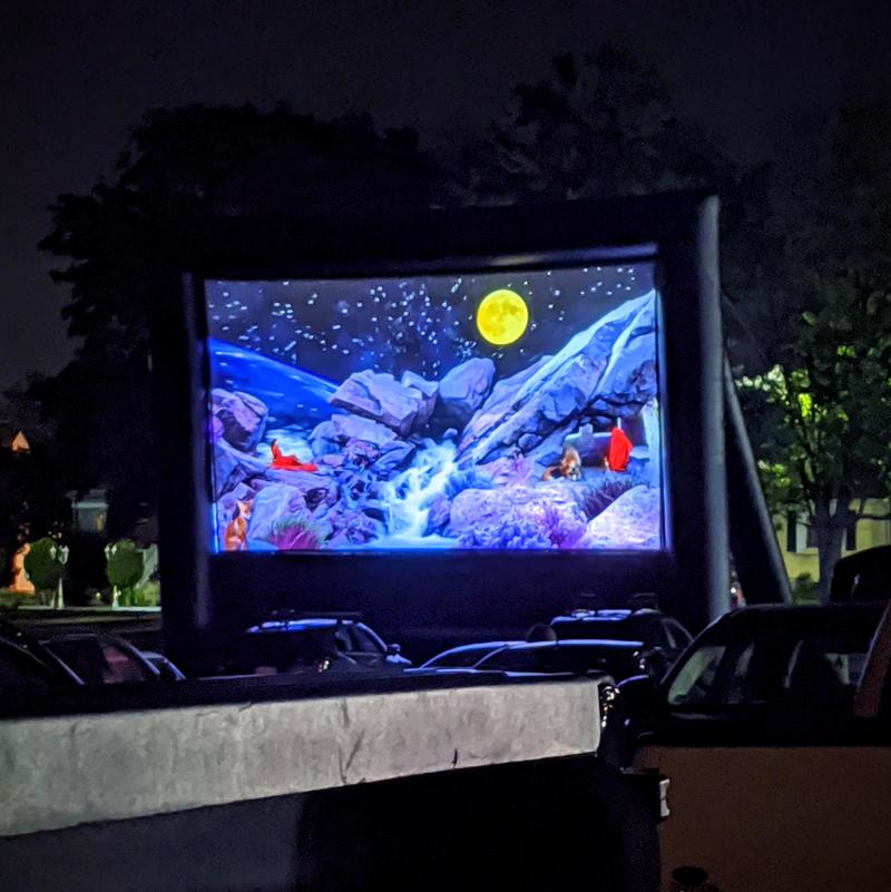 Photo of AREA CODE's video art fair, courtesy of AREA CODE.