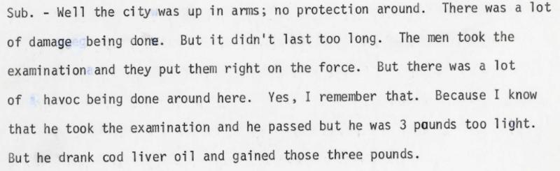 Garnett Oral History Excerpt 3