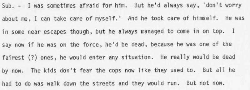 Garnett Oral History Excerpt 4