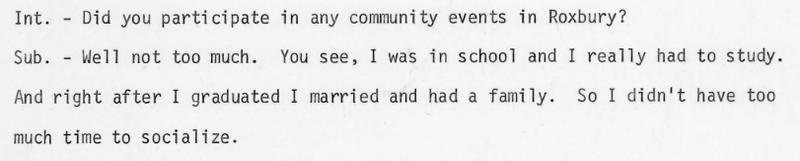 Garnett Oral History Excerpt 5