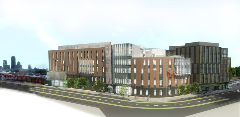Rendering of Boston Arts Academy at 174 Ipswich Street, Boston