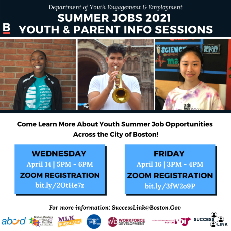 successlink parent and youth info session