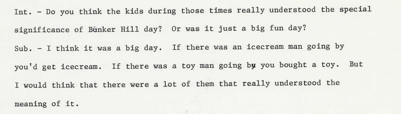 Wood, Noyes, Lunt Oral History 1