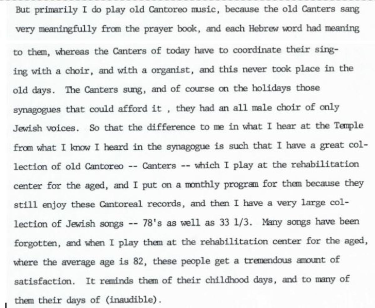 Sam Gurvitz Oral History