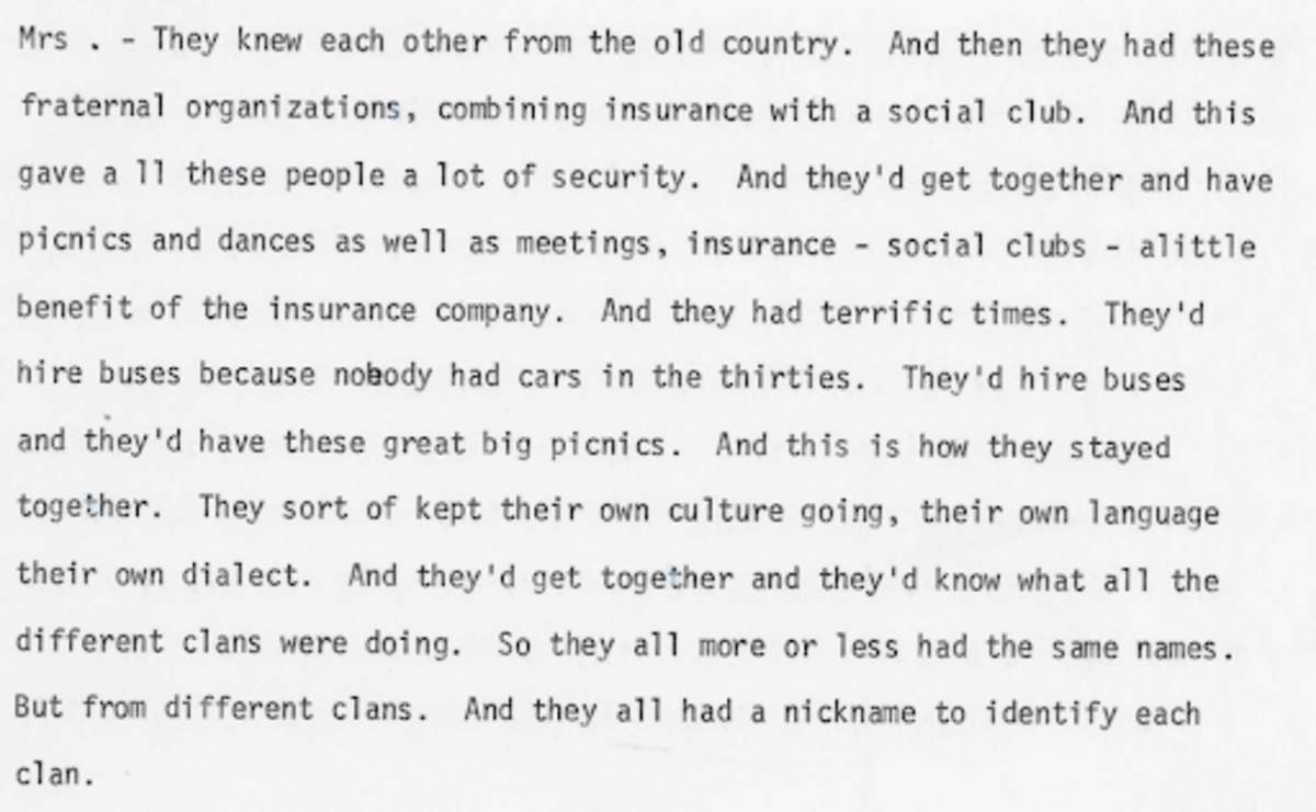 Salvucci Oral History