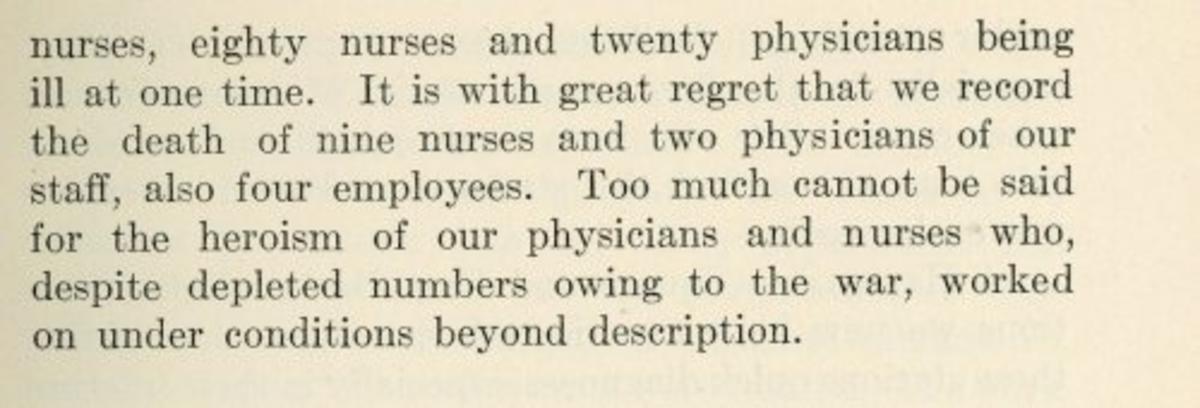 An excerpt about the Spanish flu in Boston