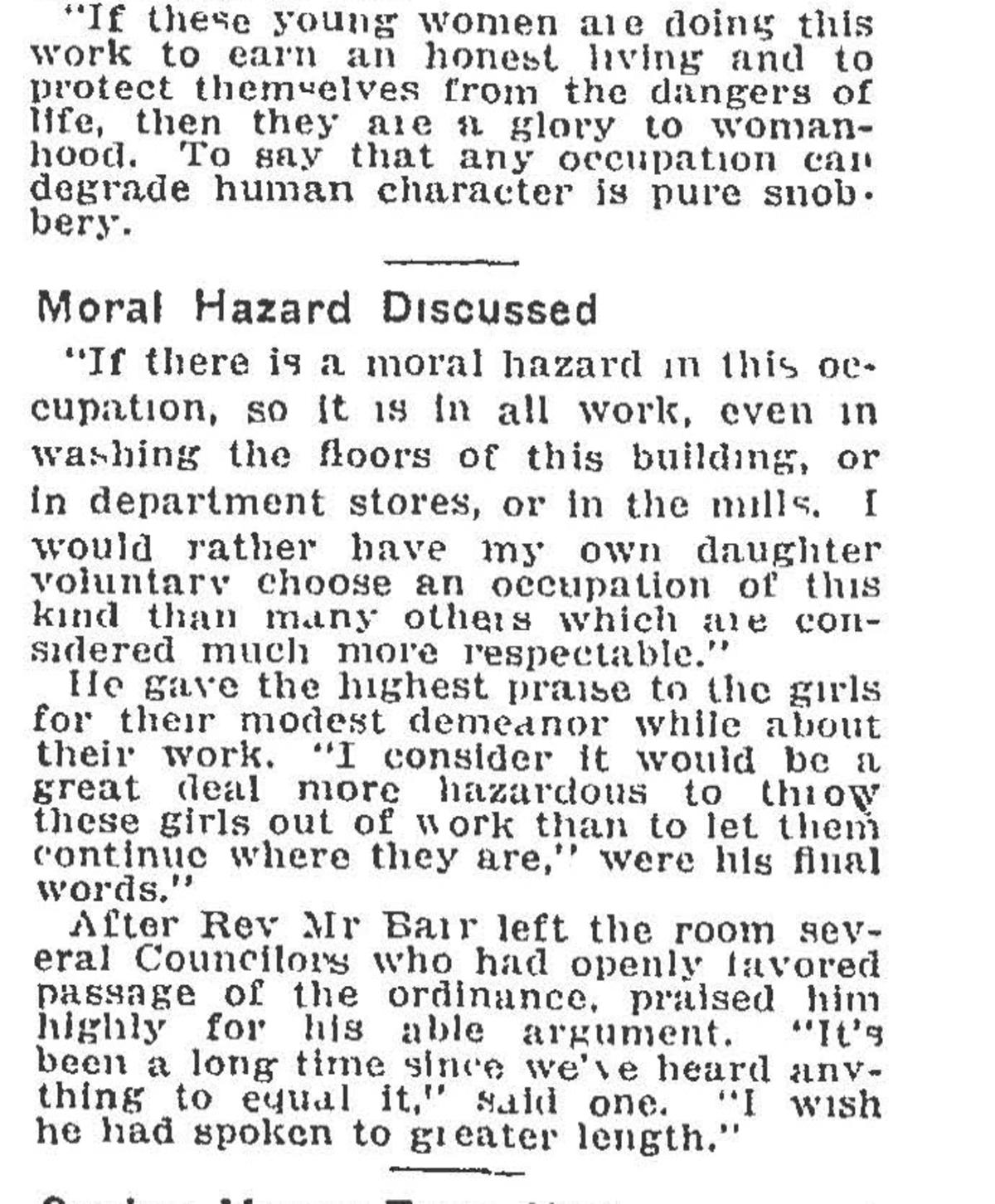 City Council Assigns Oct 31 to Women, Boston Globe,  October 23, 1917