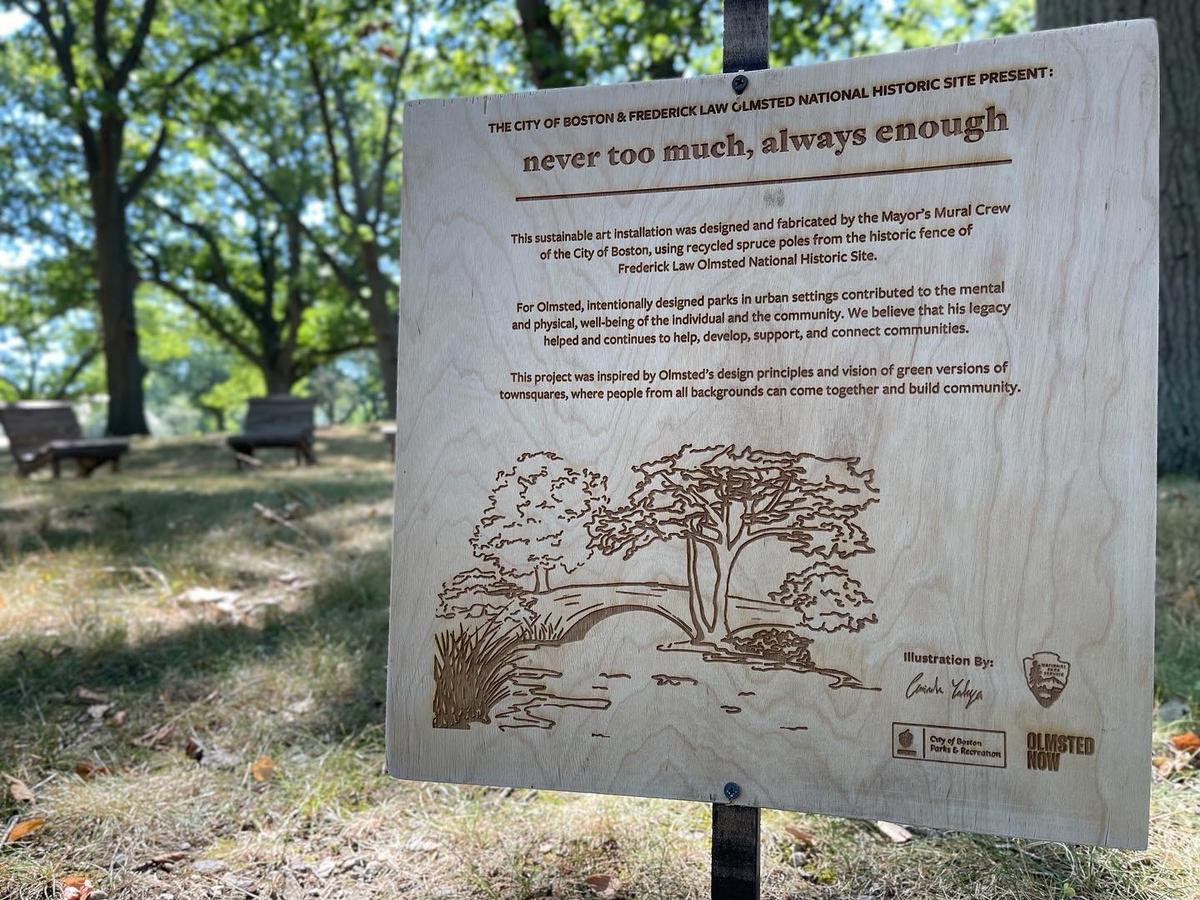 An example of the “never too much, always enough" art installation