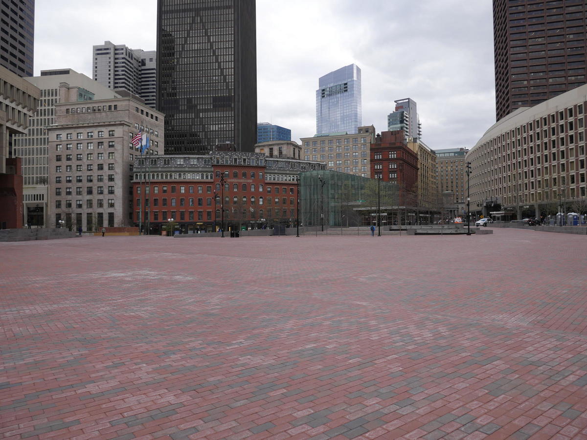 Photo of Main Plaza on City Hall Plaza.