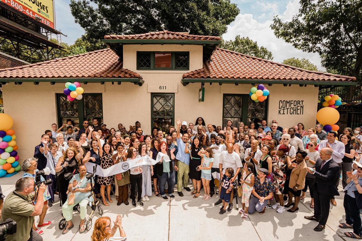 Comfort Kitchen Ribbon Cutting 