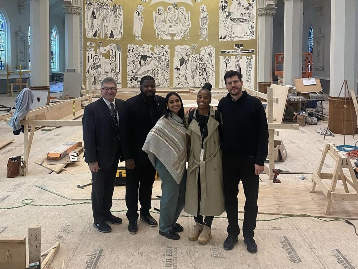 Senior Faith-Baased Advisor Will Dickerson, Jamaica Plain Neighborhood Liaison, and Faith-based Community Members 