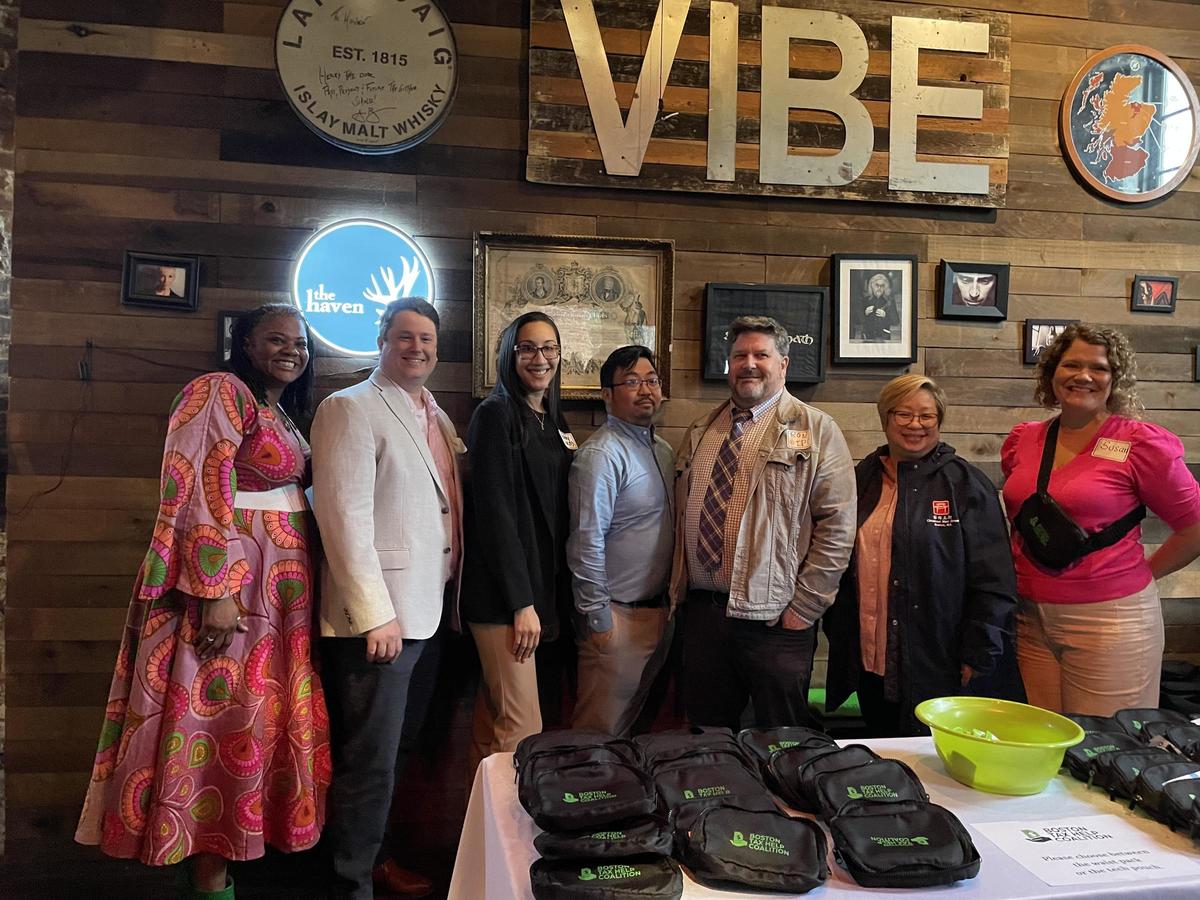 bthc staff at volunteer event