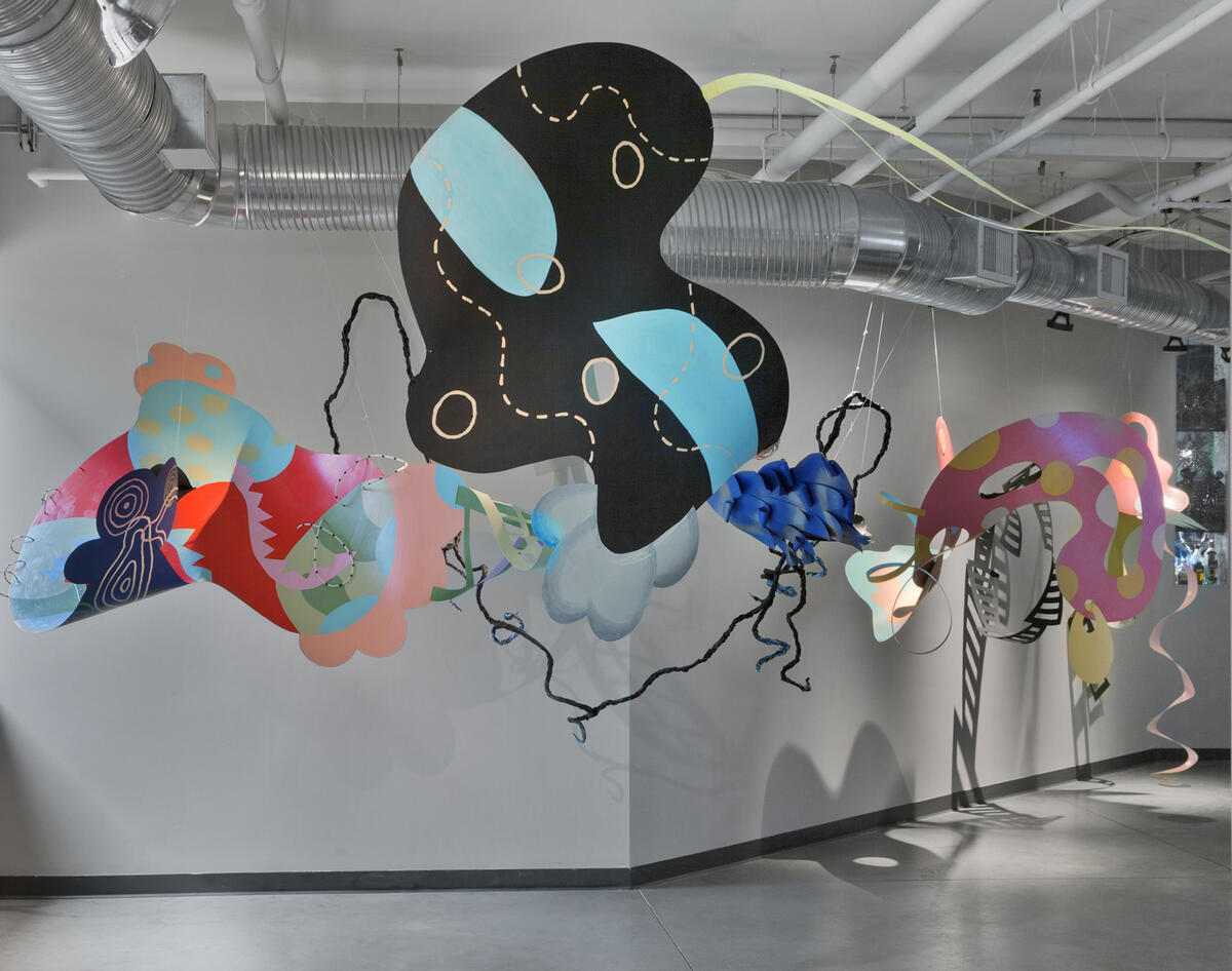 Adria Arch, Leap Twist Turn, Acrylic on polystyrene, 2019