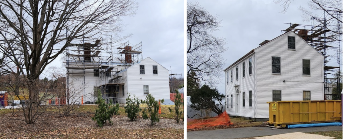 Exterior photograph of the Jabez Lewis–Dawson House (1822)  