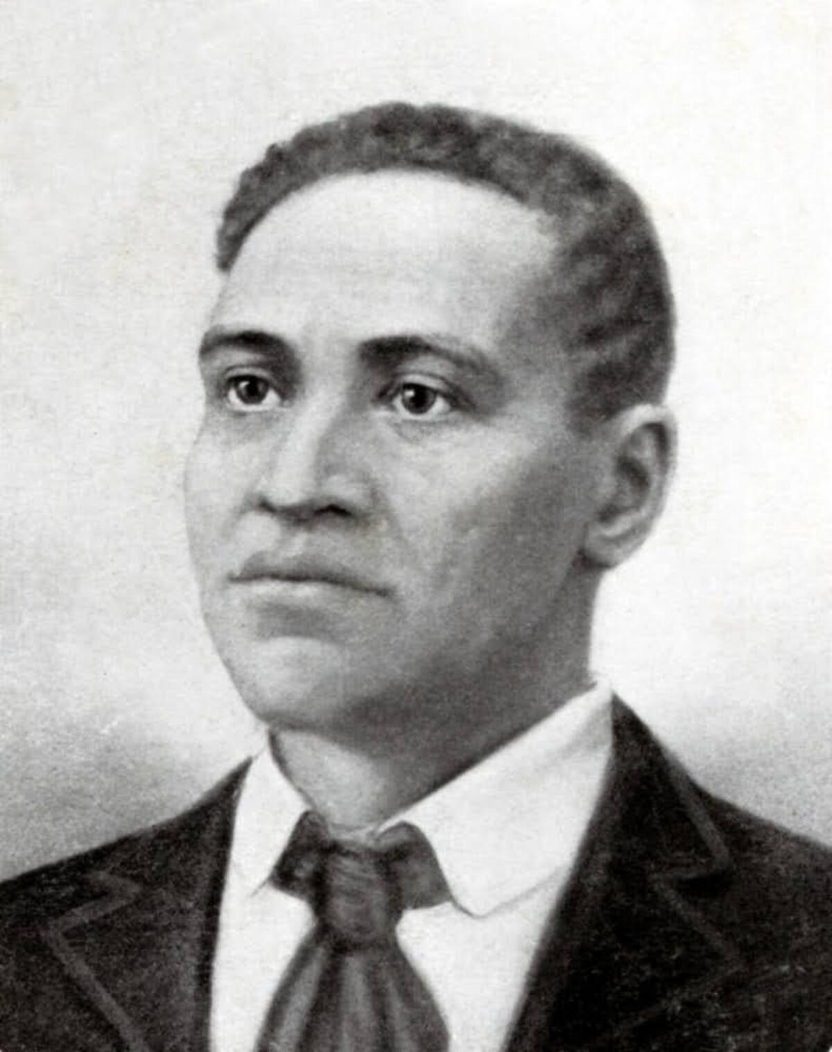 A portrait of Crispus Attucks