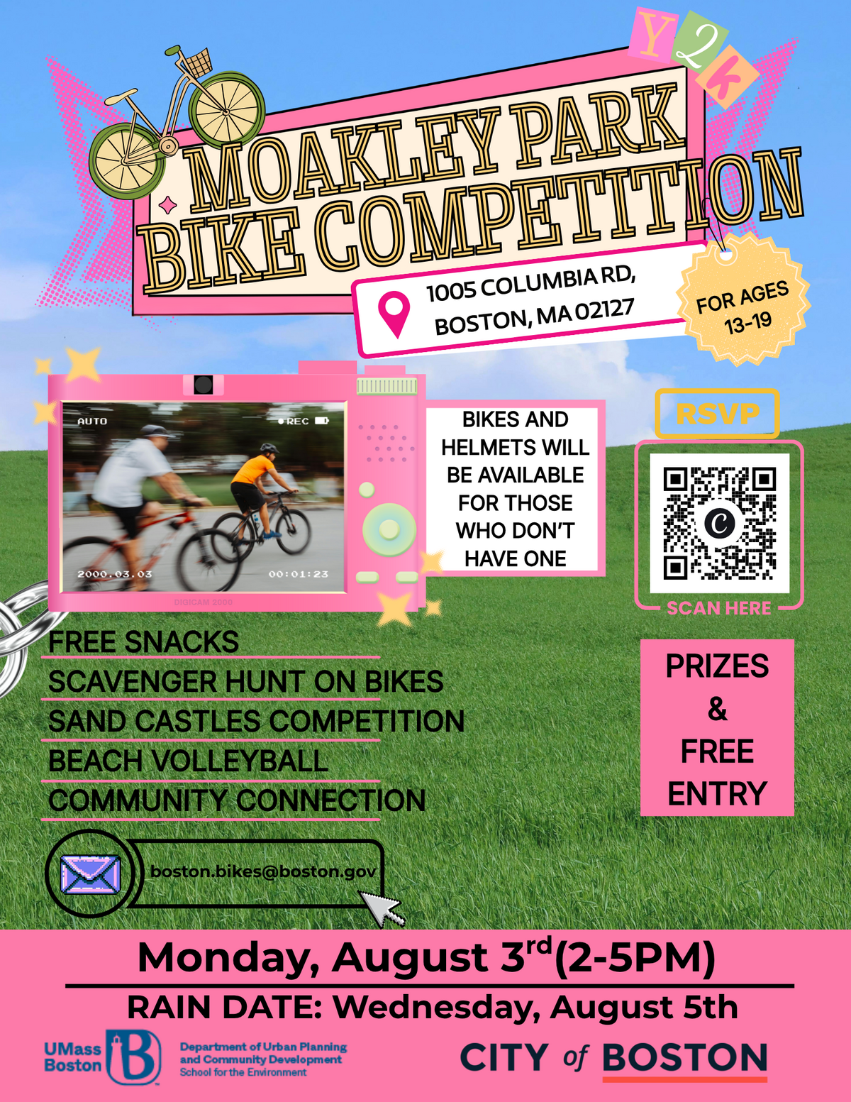 a colorful flyer with more details about the event