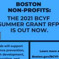 2021 BCYF Summer Grants graphic