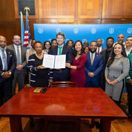 Boston launching compact with Cambridge to build local economic growth, opening SCALE grant program, and celebrating major gains in city contracting with diverse and local small businesses