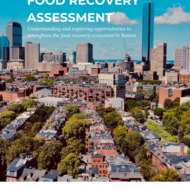 City of Boston Food Recovery Assessment Report Cover Page