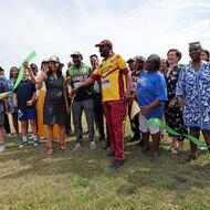 Mayor Wu and Boston Parks and Recreation Department Celebrate Improvements to Harambee Park Cricket Fields
