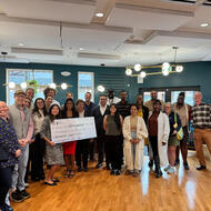 22 community organizations serving the Dorchester neighborhood with a total of $140,000 in community benefits funding at an awards ceremony Thursday at JustBook-ish